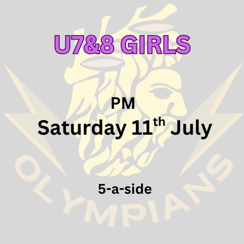 U7 & 8 Girls (26/27 Season)